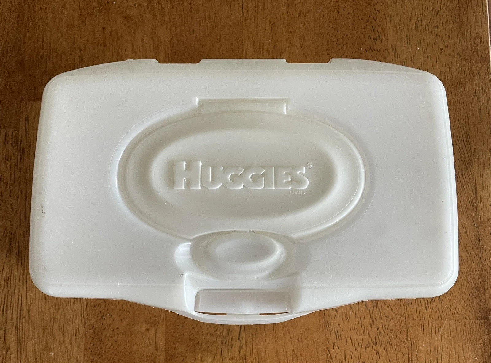 Huggies Wipes Container Full Size Pop Up Feature EMPTY Plastic Off White
Opens in a new window or ta