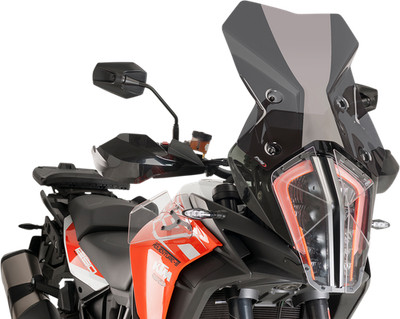 PUIG Touring Windscreen Dark Smoke for 17-20 KTM 1290 Super Adventure S R