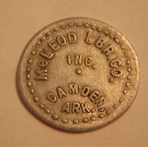 McLeod Lbr. Co. Inc., Camden, AR., Good for 4 Cents in Trade