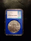 2021 American Eagle NGC MS70 Eagle Landing  T-2  First day of issue