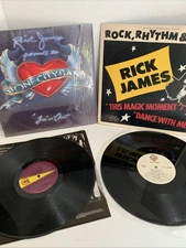 Rick James Vinyl Lot VG+ ~ Stone City Band In 'n Out & Promo Maxi Single