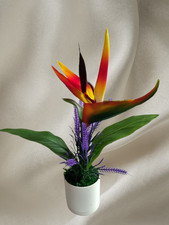 Artificial bird of paradise table decoration. READ DESCRIPTION