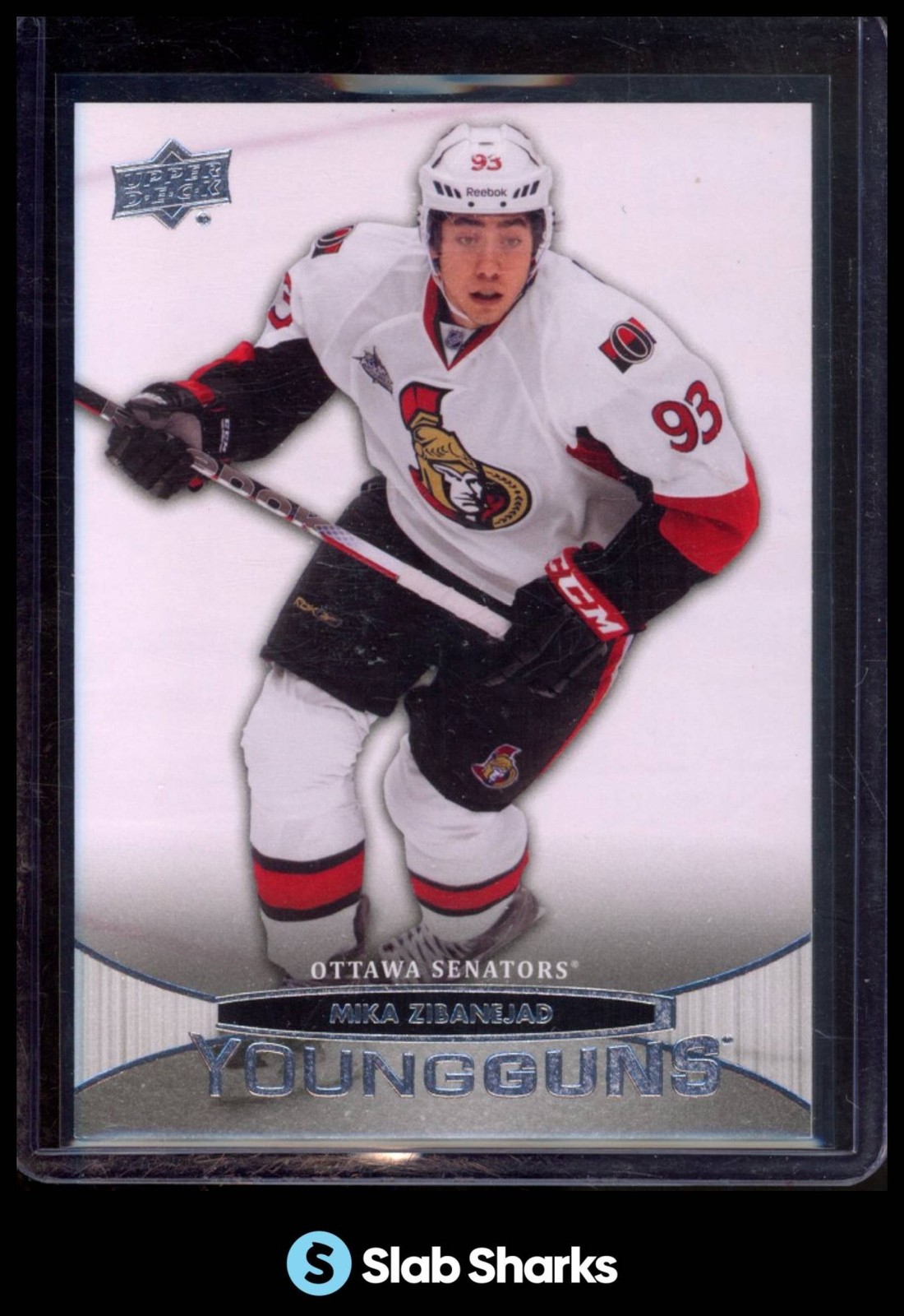 2011 UPPER DECK #229 MIKA ZIBANEJAD YOUNG GUNS RC ROOKIE