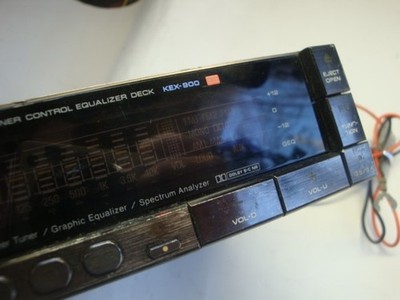 Pioneer Carrozzeria KEX-900 Graphic Equalizer Cassette Deck GM-121