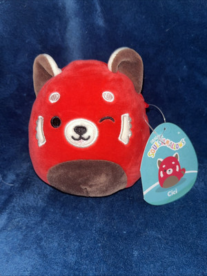 NWT Squishmallows 5  Cici Winking Red Panda - Kelly Toys Offical Plushie