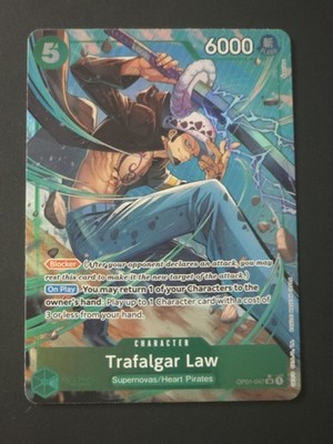 Trafalgar Law OP01-047 [Full Art] (One Piece Romance Dawn Set)
