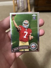 Topps 2011 Chrome Colin Kaepernick Rookie Card #25 San Francisco 49ers. rookie card picture