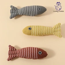 Self-Play Catnip Fish Toy – Realistic Chew & Interactive Wand for