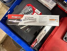 Snapon United Airlines Rare 211FYUA 11 pc SAE Shallow Socket Set 3/8  1/4 - 7/8