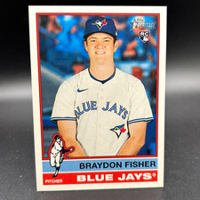 2025 Topps Heritage High Number #646 BRAYDON FISHER (RC) - Rookie Card Blue Jays. rookie card picture