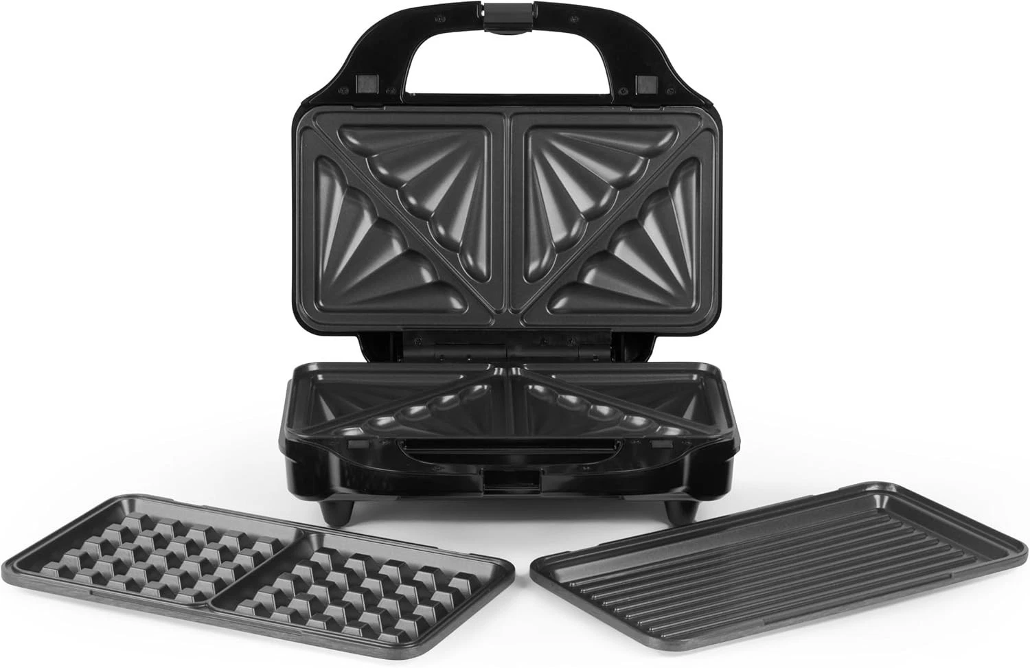 Gourmet 900W Snack Maker - Sandwich Toaster, Waffle & Panini Press, Non-Stick