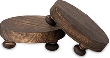 Farmhouse Wood Riser for Display- 2 pcs Rustic Decor Mini Wooden