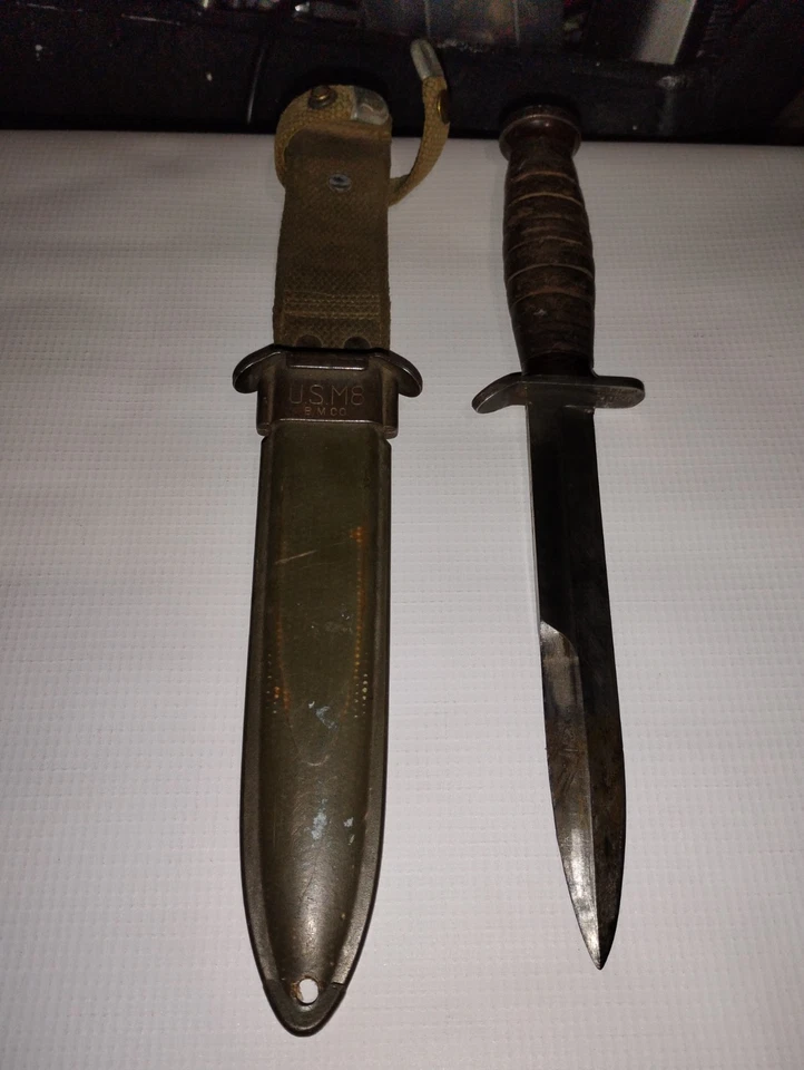 Cuchillo de lucha m3 con vaina m8 Foto 2 de 4