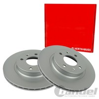2X Herth+Buss 256Mm Bremsscheiben Vorne Passend FüR Hyundai I20 | J3300545
