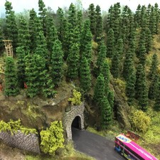 80pcs Railway Layout Model