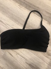 Victorias Secret One Shoulder Padded Black Swim Bikini Top Size XS