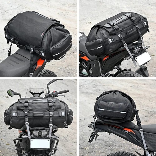 "VIATERRA HAMMERHEAD UNIVERSAL TAILBAG, BLACK" FOR ALL MOTORCYCLES - Picture 8 of 21