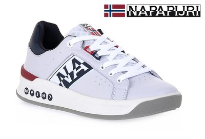 Scarpe da uomo NAPAPIJRI Sneaker estive in pelle sportive basse con lacci  casual | eBay