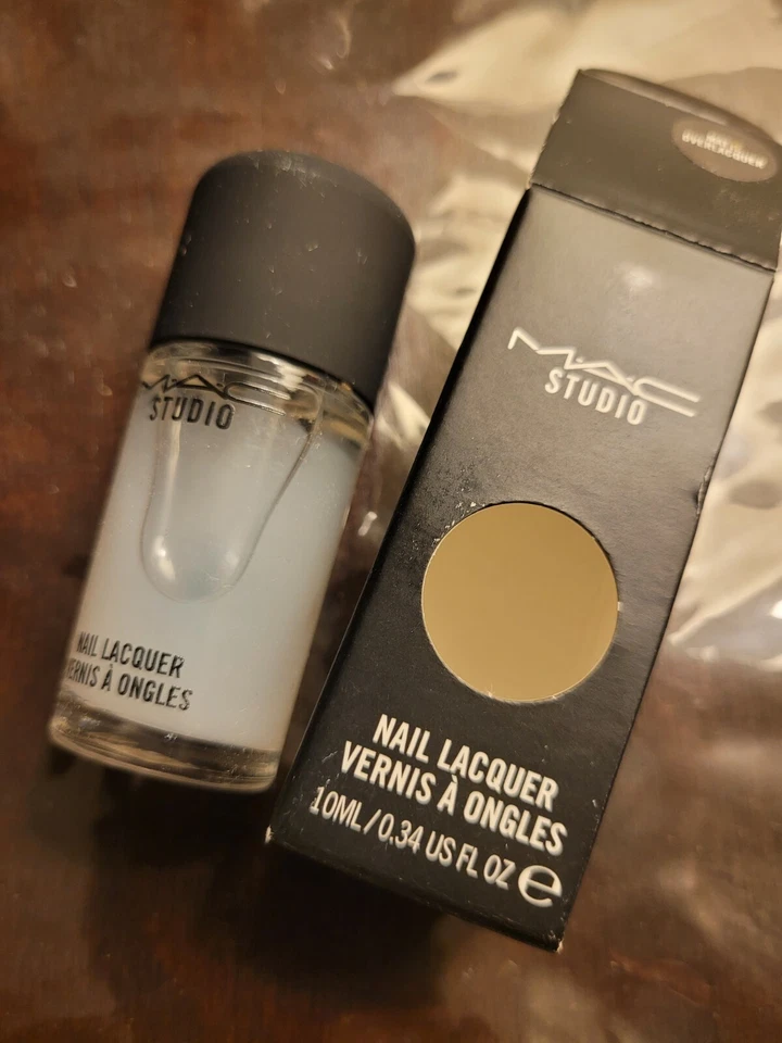  MAC Studio исправить лак для ногтей «Матовый OverLacquer», 100% подлинный новый в коробке  - Изображение 2 из 2