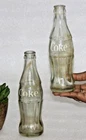 Set of 2 Vintage Coca-Cola & Coke Glass Bottle Old Original U.S.A