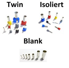 Aderendhülsen isoliert, TWIN & unisoliert 0,...