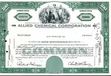 Aktie: Allied Chemical Corp. 100 Anteile, 1966 (127)