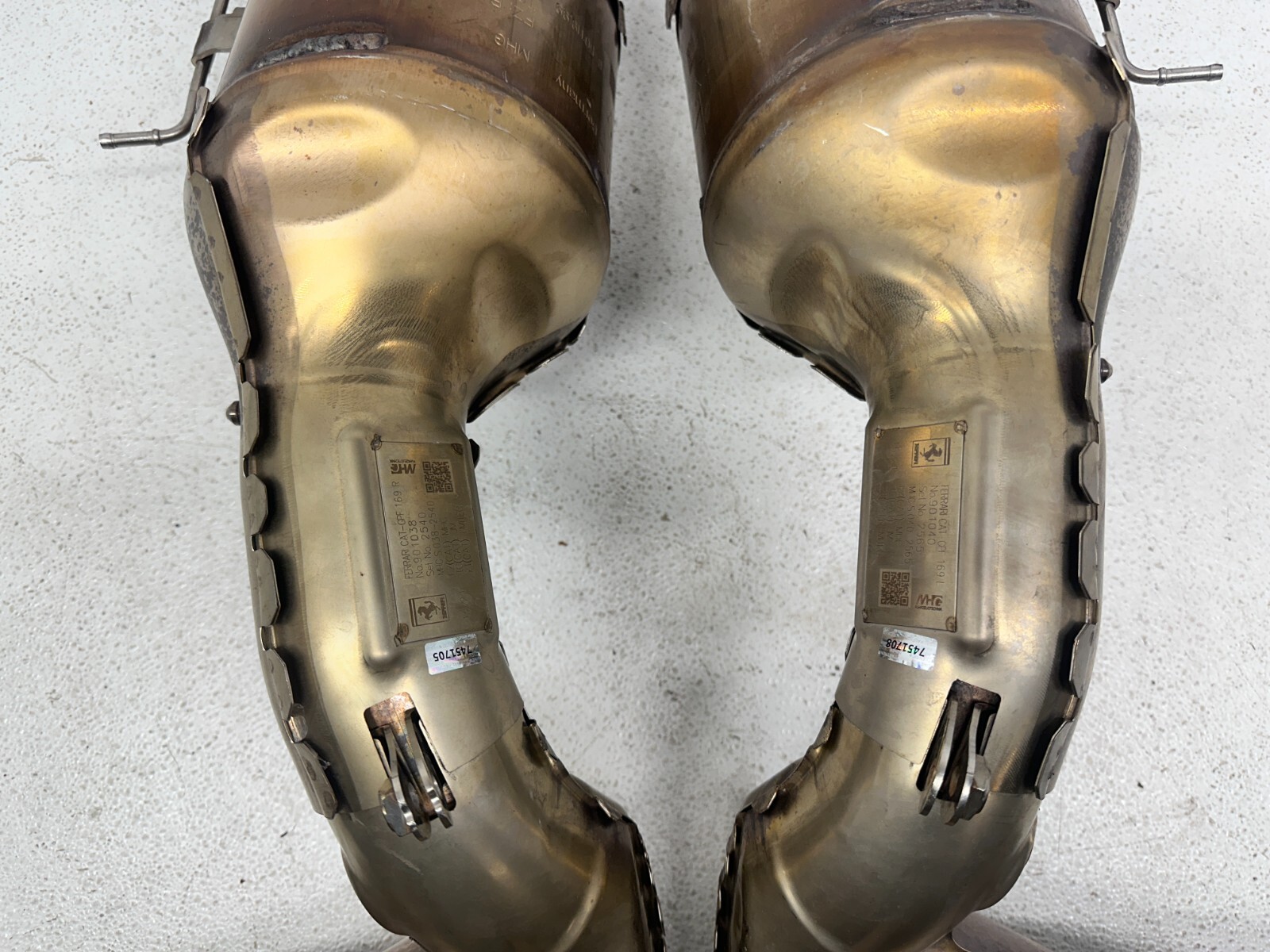 2021-2025 Ferrari Roma F169 Catalytic Converter Right Left GPF SET Catalyst OEM