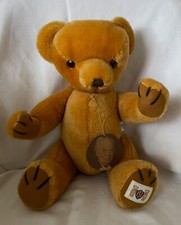 Vtg House of Nisbet Childhood Classics - PETER BULL 17" BULLY BEAR w/ photo tag