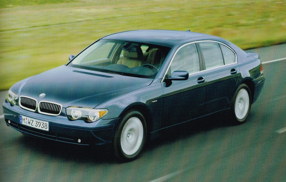 HUGE 2002 BMW 7 SERIES Catalog / Brochure with Color Charts; 745i