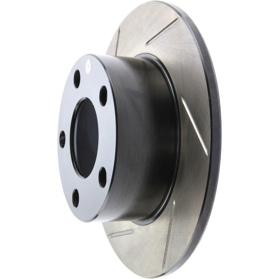 Par de rotores de freno de disco Stoptech trasero para Audi 100 1992-1994 (42418) Foto 4 de 4