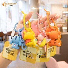 Disney Winnie The Pooh Keychain Key Chain Pooh/Piglet/Tigger/Eeyore US Seller