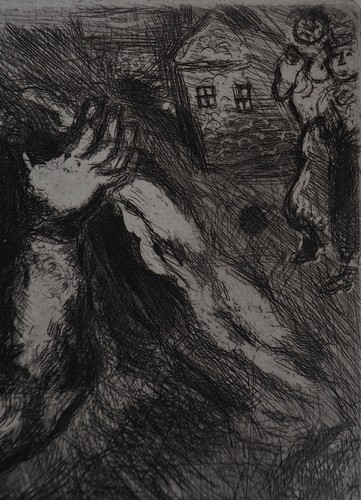 Marc CHAGALL : La folie, Gravure originale signée - Picture 4 of 9