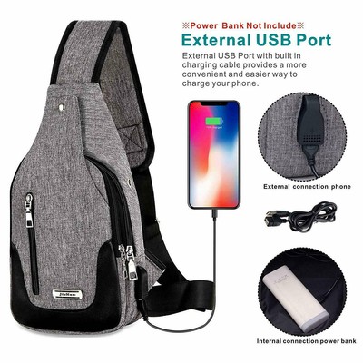 Bandolera Para Hombre Mochila Viaje Cartera Bolso de Hombro Mariconera |  eBay