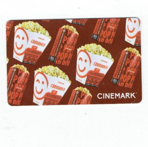 CINEMARK Gift Card 2023 Popcorn - Style B, Movie Theater - Collectible ...