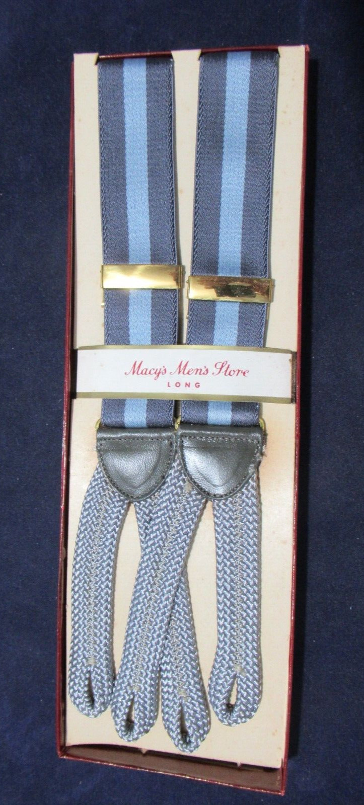 Macy s Men s Store Vintage Suspenders, Perfect Condit… Gem