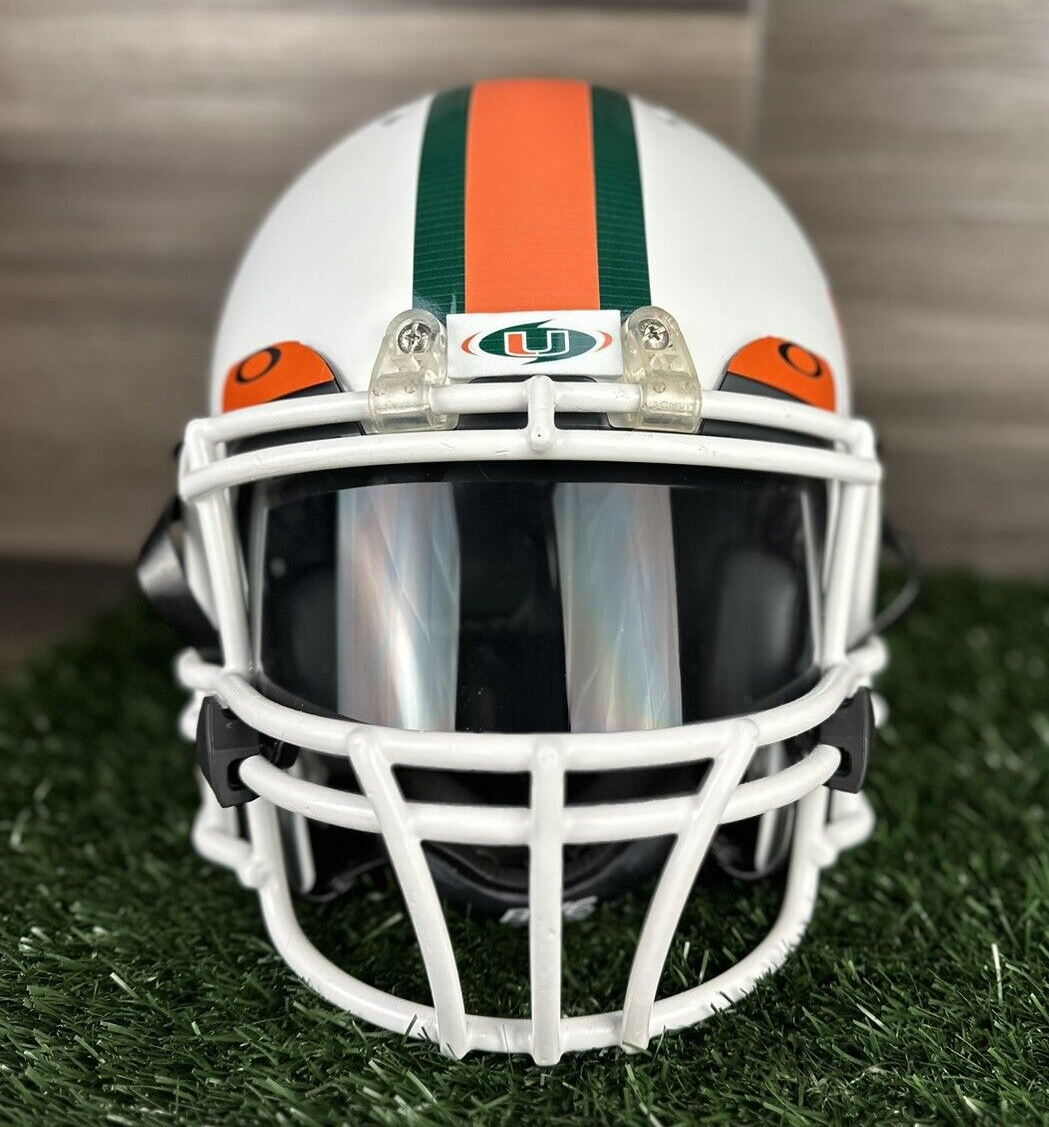 MIAMI HURRICANES NCAA Riddell medium Full Size Helmet | eBay