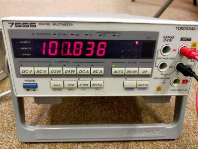YOKOGAWA 7555 5.5 Digit Digital Multimeter RS-232C GP-IB Bench