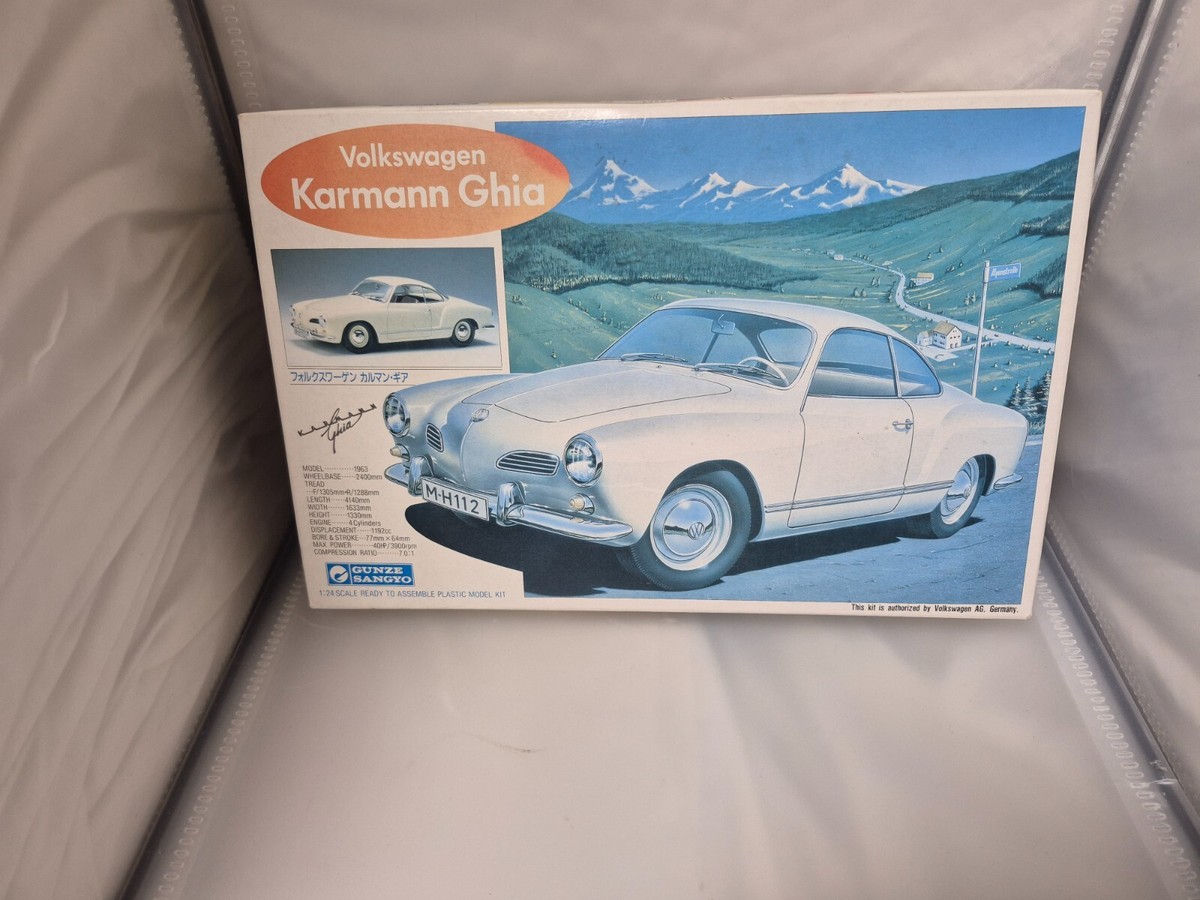 GUNZE SANGYO 1/24 Scale Volkswagen Karmann Ghia plastic model kit