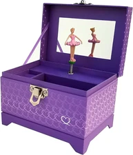 Ballerina Music Box (Heart Ballerina Music Box - Purple)