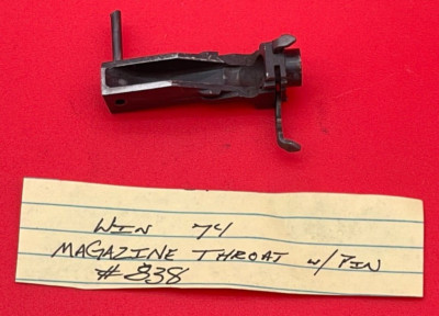Winchester 74 Magazine Feed Throat Assembly With Pin 22LR OEM Part Vintage #838