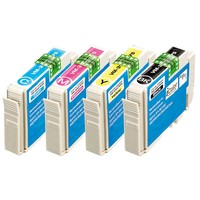 Icolor Colorpack FüR Epson (Ersetzt T0711-0714), Bk/C/M/Y