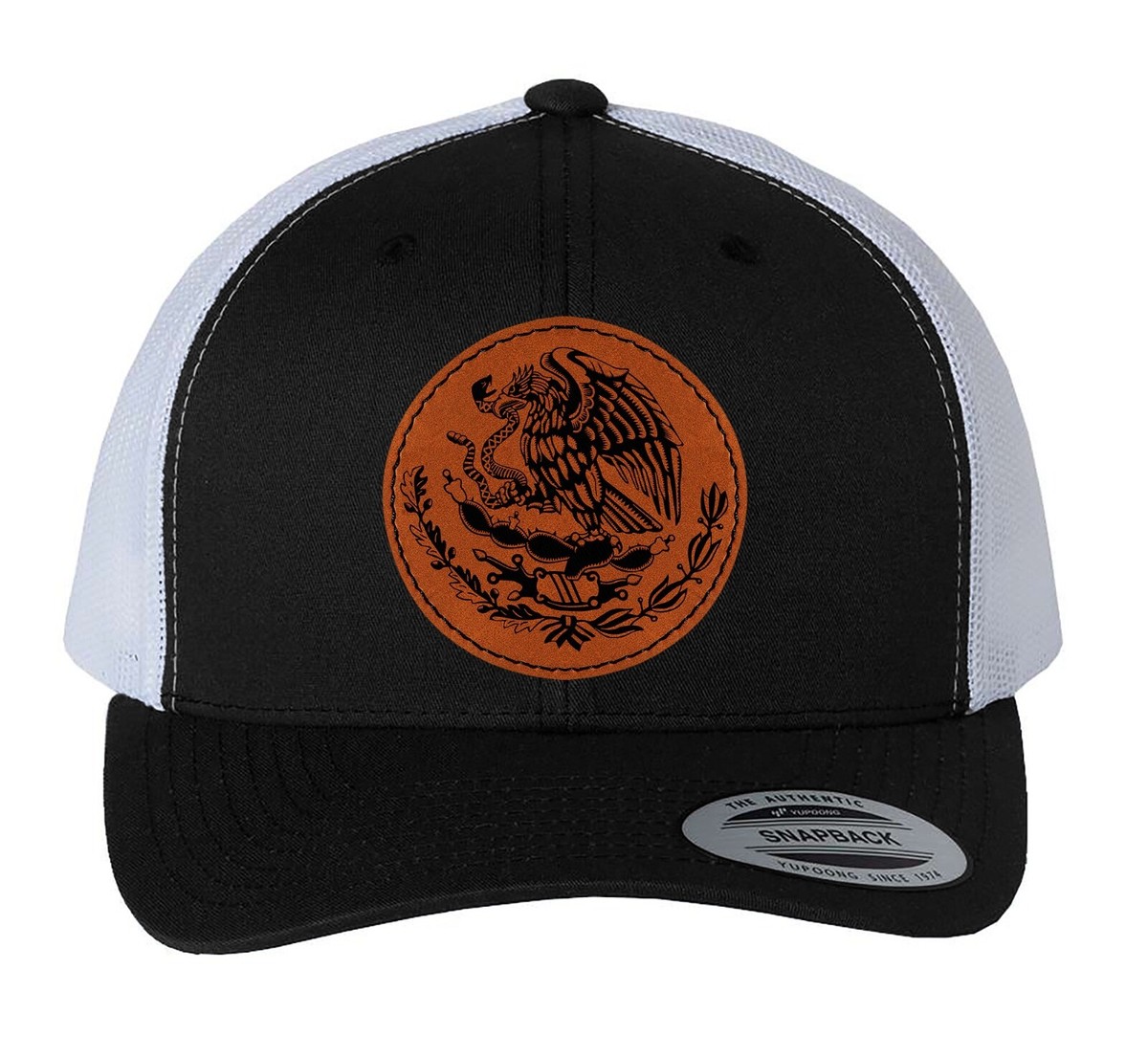 Eagle Patch Mexican Straw Hats Wholesale Trucker Hat Baseball Cap