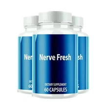 3-Pack Nerve Fresh Capsules for Nerve Health & Function Support (180 Capsules)