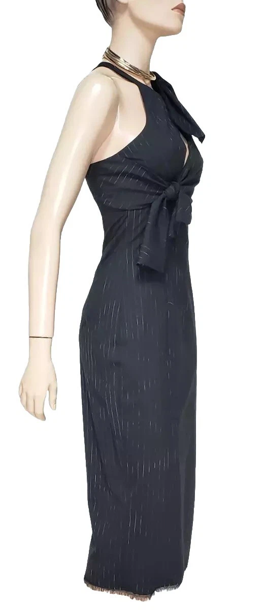 Abito S E 2016 Look #26 Nuovo Versace Nero con Fiocco 38 2