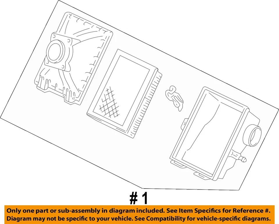 Conjunto de filtro de aire usado se adapta a: Ford Taurus 2006 6-183 3,0 L OHV grado A Foto 4 de 4