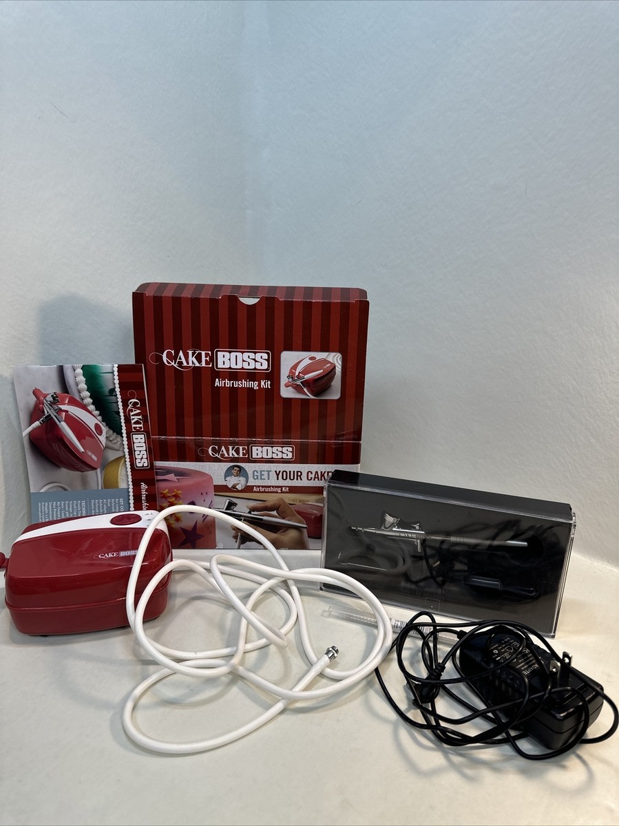 Cake Boss Air Brushing Cake Decorating Kit With Compressor-At Home  