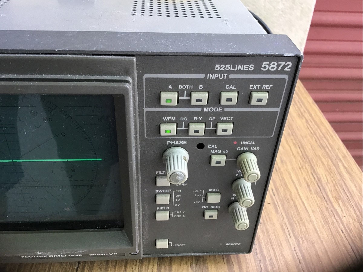 Leader Vector/Waveform Monitor 525Lines 5872 | eBay