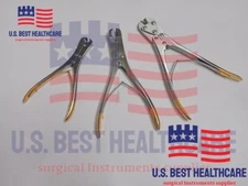 TC Pin Wire Cutter Set of 3 PCs Orthopedic Surgical High Quality Instruments