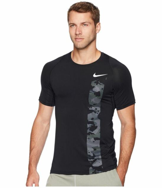 Nike Men's Pro Camo Printed Fitted Training Top Size XL CD7672 010 ...