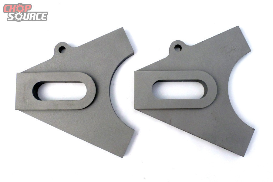 Chopper Axle Plates - 20mm slots - Hardtail - 3/8